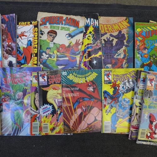 781 - Spiderman comics, 1970's onwards