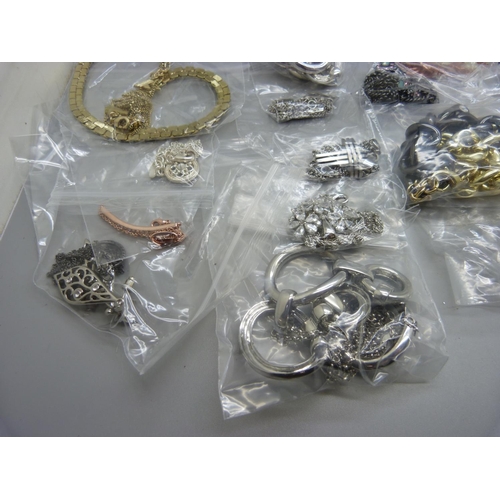 880 - A collection of Fiorelli designer jewellery, mixed styles, necklaces, earrings and rings, (unused)