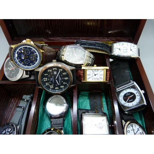 930 - A collection of twelve wristwatches