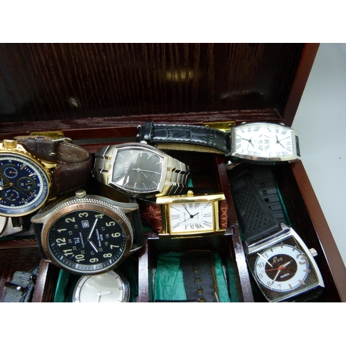 930 - A collection of twelve wristwatches