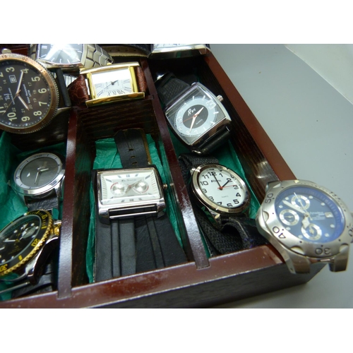 930 - A collection of twelve wristwatches