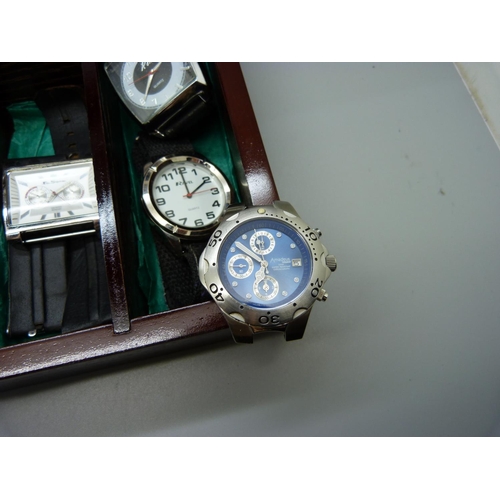 930 - A collection of twelve wristwatches