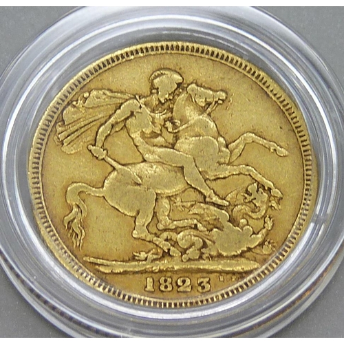 936 - A George IIII 1823 full sovereign