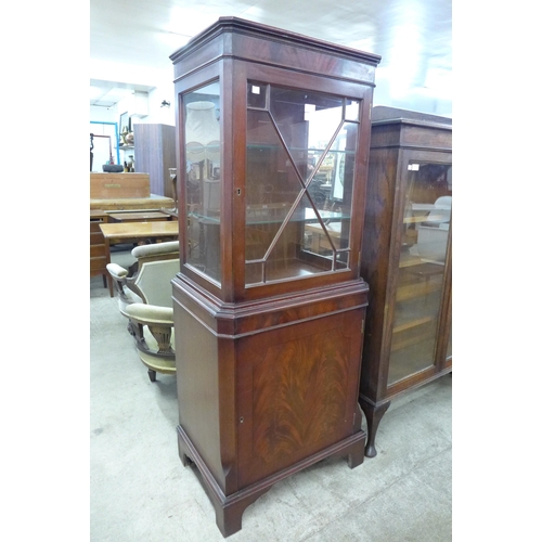 107 - A mahogany display cabinet