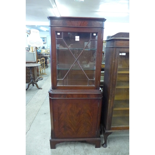 107 - A mahogany display cabinet