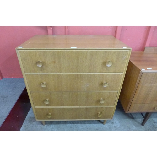 2 - A Meredew light oak chest of drawers