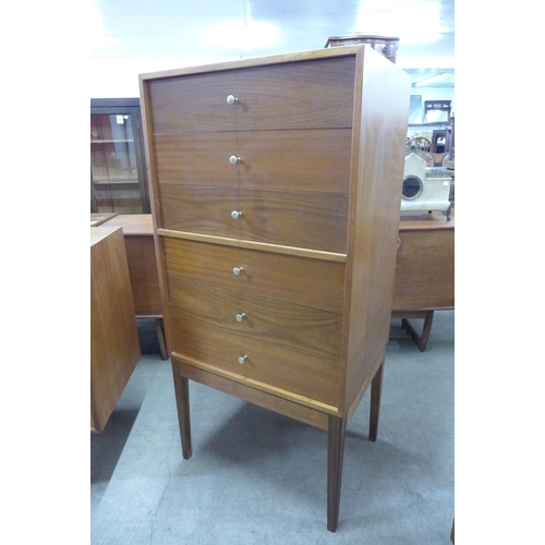 20 - A Uniflex teak chest of drawers