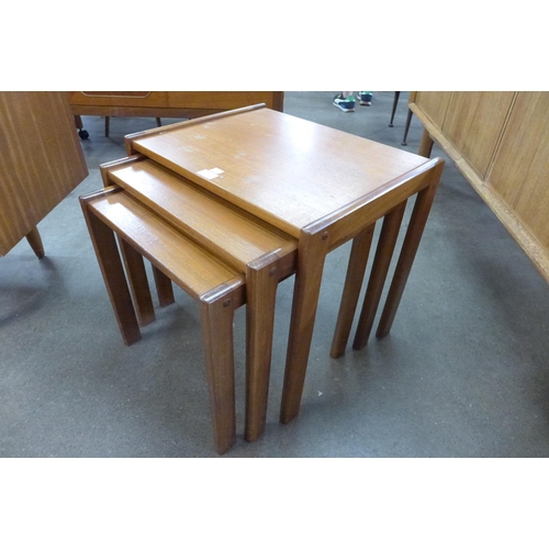 35 - A Danish teak nest of tables