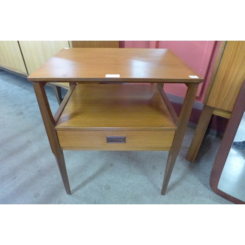 4 - A Nathan teak side table