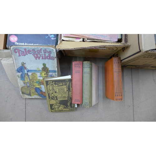 405 - The boxes of 1970s and earlier magazines comprising 'Green Fingers', Number 1-54, Illustrated London... 