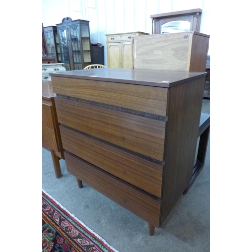 41 - A Meredew afromosia chest of drawers