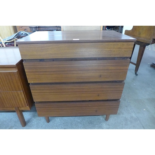 41 - A Meredew afromosia chest of drawers