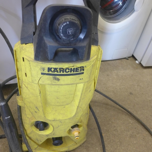 2147 - Karcher K4 pressure washer * this lot is subject to VAT