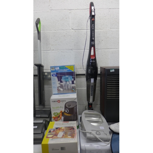 2264 - Parenting/home electrics job lot: Mothercare steriliser, Tower fryer, heater, Tomy baby monitor, Hoo... 