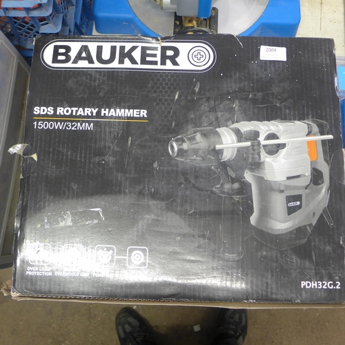 2009 - Bauker SDS rotary hammer drill in case - W