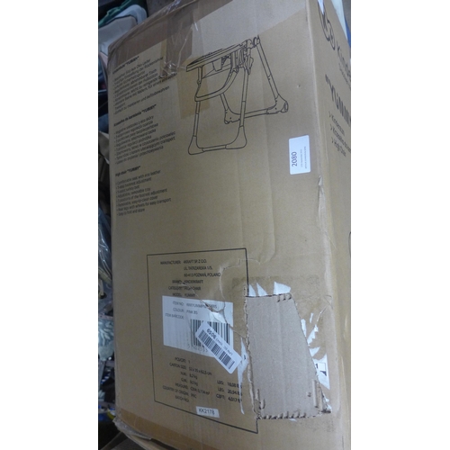 2080 - Kinder Kraft high chair, boxed & unused