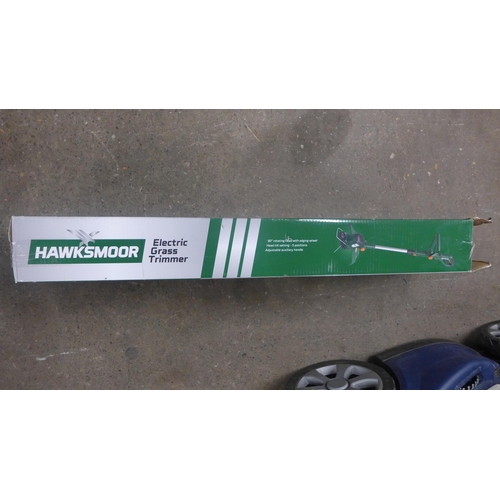 2091 - Hawksmoor electric grass strimmer - boxed - W