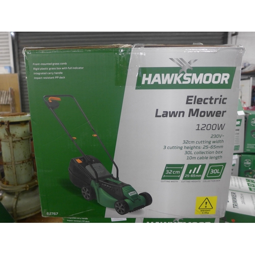 2092 - Hawksmoor 1200w electric lawn mower - boxed - W