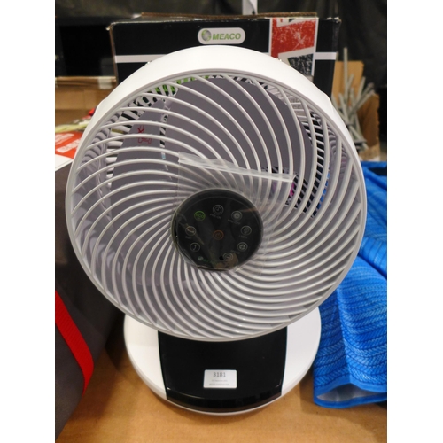 3181 - Meaco Air Circulator (with remote) (265-103) *This lot is subject to VAT