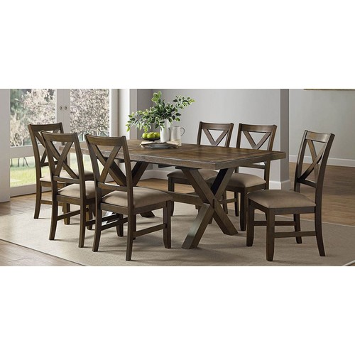 1495 - Braeden 7 piece Dining Set  Bayside Extending Table , Original RRP £791.66 + vat ( 4125-1)    * This... 