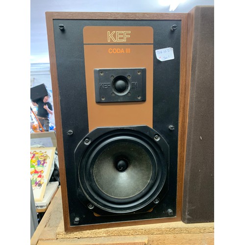 2227 - 2 Pairs of Kef Coda III speakers