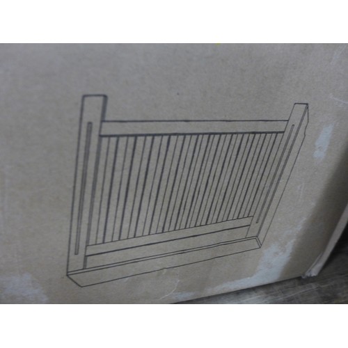 2137a - Unused radiator cover in box W-111 x D-19 x H82cm