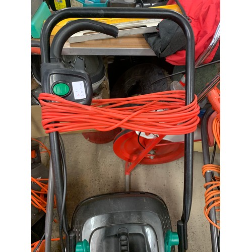 2322 - Gardenline electric lawnmower and a Qualcast electric hedge cutter - hedge cutter failed electrical ... 