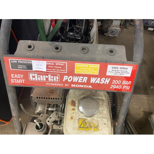 2090 - 2 Petrol jet washers * This lot is subject to VAT