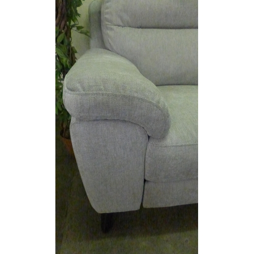 1376 - Grace Silver fabric one Seatpower Recliner, Original RRP £533.33 + vat (4129-25)   * This lot is sub... 