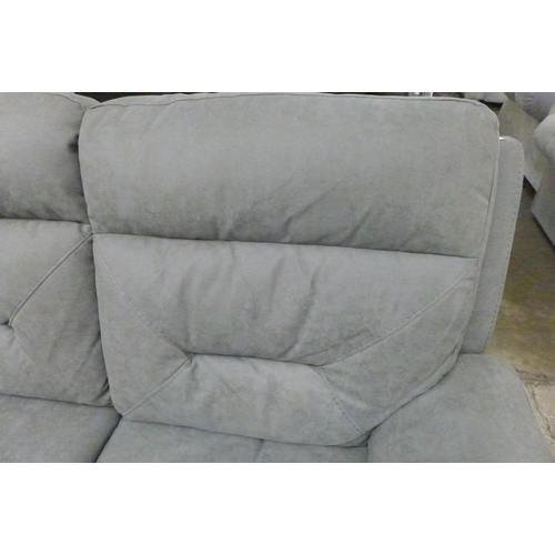 1409 - Kuka Fabric 3 Seater Power Recliner Sofa (KM.C012), original RRP £999.99 + VAT (4138-1) * This lot i... 