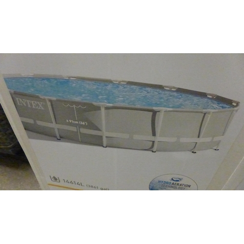 1427 - Intex 15Ft Round Pool    4.57M X 1.22M Prism Frame, Original RRP £374.91 + vat  (4137-29)   * This l... 