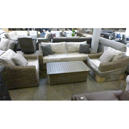 1468 - Ove Decors Denver Four Piece Woven Deep Seating Set, original RRP £1666.66 + VAT (4138-18)* This lot... 