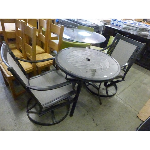 1542 - Agio Turner 3 Piece Sling Café Bistro Set, original RRP £524.91 + VAT (4138-13)* This lot is subject... 