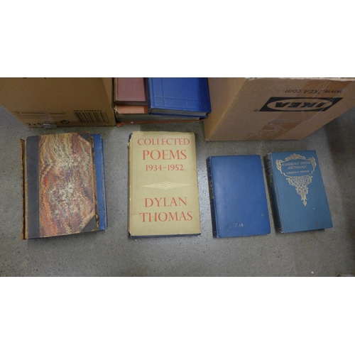 1012 - A collection of late 19th/early 20th Century books, including Traffics and Discoveries by Rudyard Ki... 