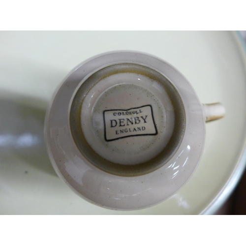 1041 - Two boxes of Denby dinnerwares, two patterns **PLEASE NOTE THIS LOT IS NOT ELIGIBLE FOR POSTING AND ... 