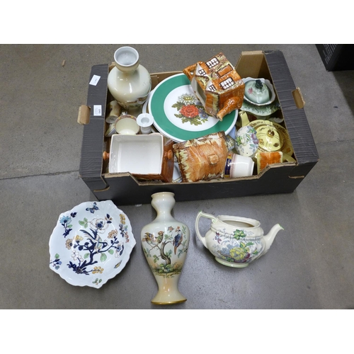 1043 - A collection of mixed china including Royal Worcester, Royal Doulton and Minton **PLEASE NOTE THIS L... 