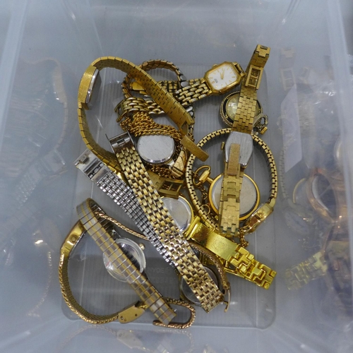 664 - Lady's fashion wristwatches including Seksy, Radley, Calvin Klein, etc.