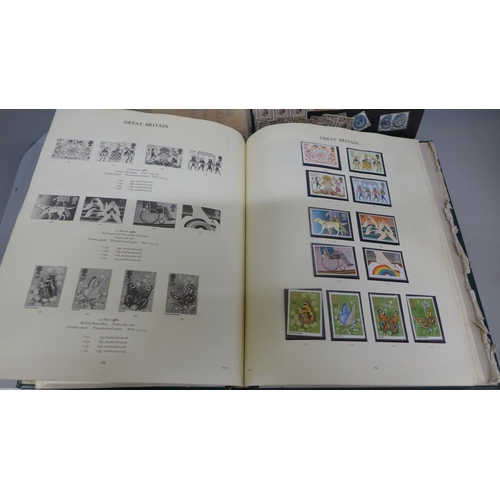 680 - Two albums of British stamps