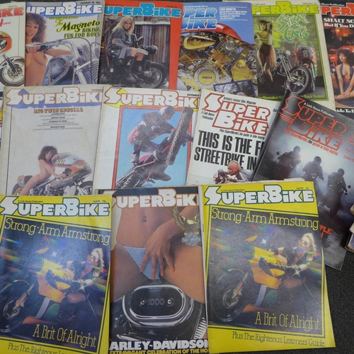 729 - Forty-five Superbike magazines from 1970s and 1980s