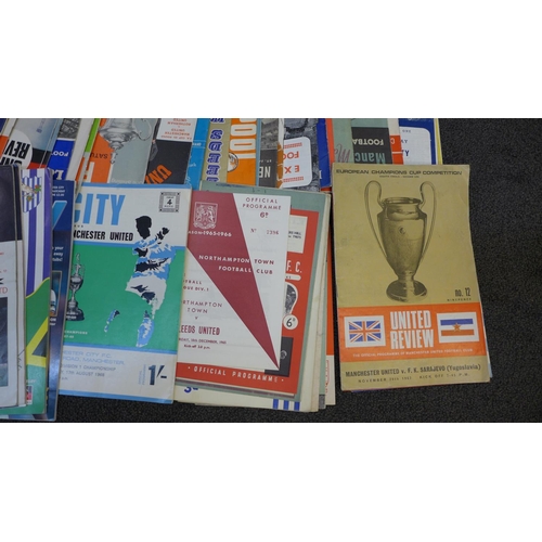 759 - A collection of football programmes from 1950's onwards