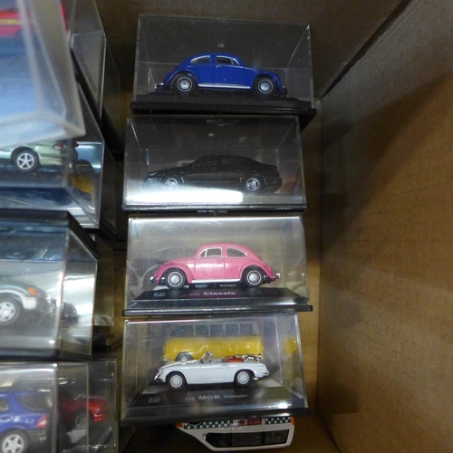 760 - A collection of Honeywell small die-cast model vehicles in plastic boxes