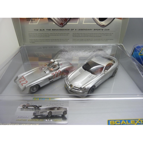 811 - A Scalextric model vehicle and Scalextric special edition twin pack set, boxed