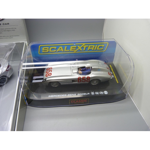 811 - A Scalextric model vehicle and Scalextric special edition twin pack set, boxed