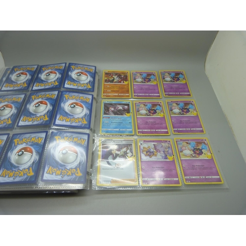 833 - A collection of 333 holographic celebration Pokemon cards