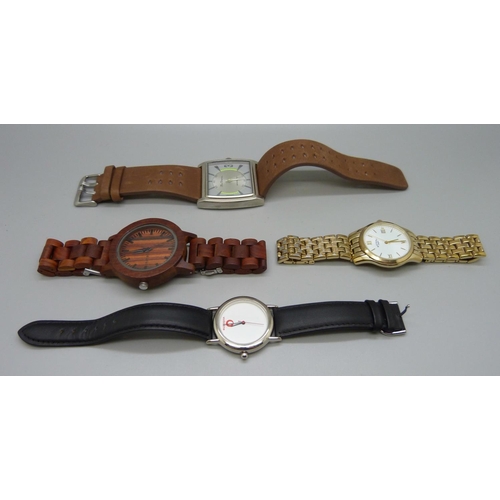 885 - Four wristwatches