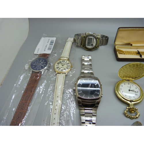 897 - Modern pocket watches and fashion wristwatches