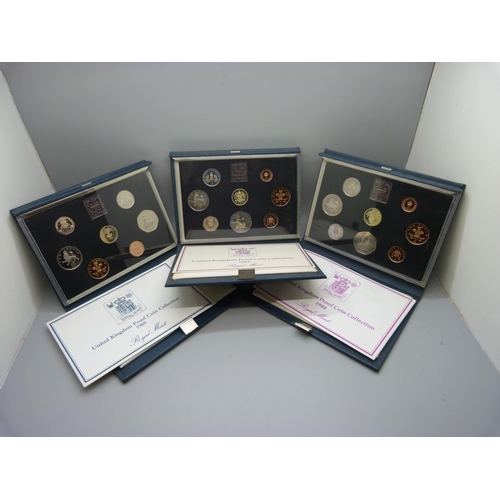 898 - Eight Royal Mail proof coin sets, ranging 1971-1995