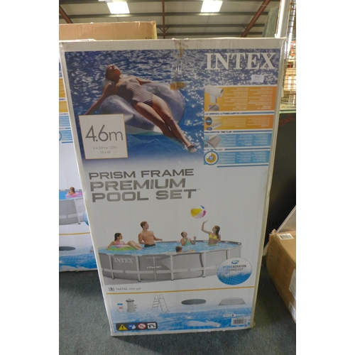 3026 - Intex 15Ft Round Pool with Prism Frame (270Z - 25), Original RRP £374.91 + vat   * This lot is subje... 