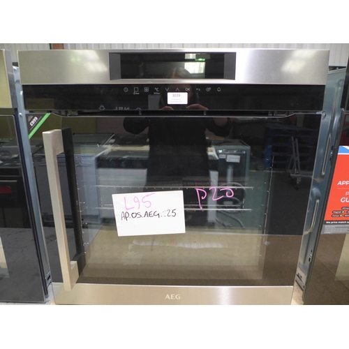 3039 - AEG Single Oven (RH Hinge) - model no:- BPK744R21M, original RRP �740.83 inc. VAT (357-95) * This lo... 