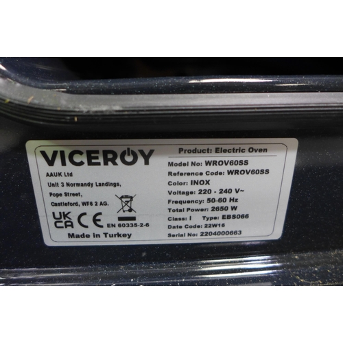 3040 - Viceroy Single Oven Model: WROV60SS (357-168) * This lot is subject to VAT